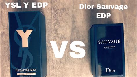 dior sauvage vs ysl y edp